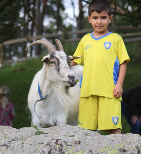 Barn och get Barn och get