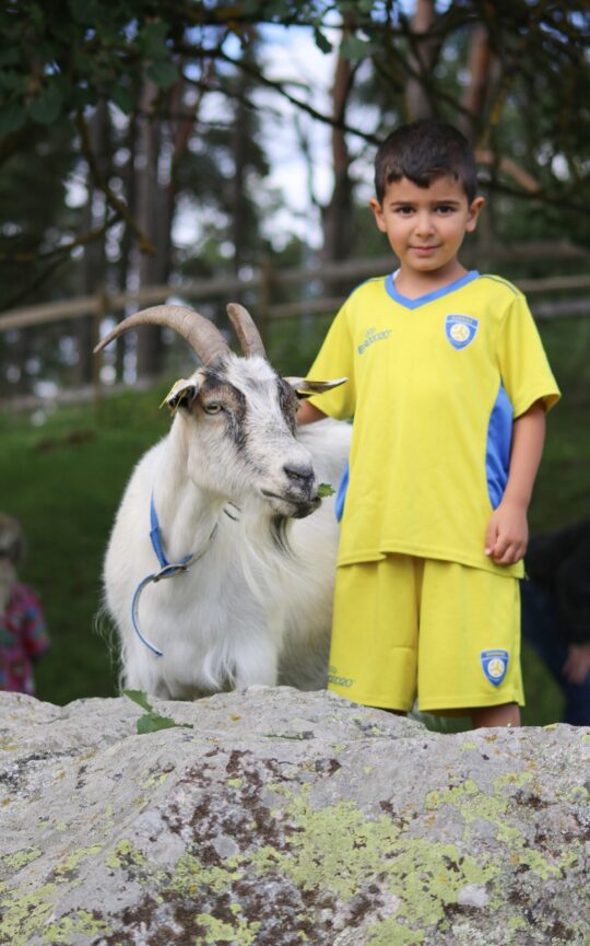 Barn och get Barn och get