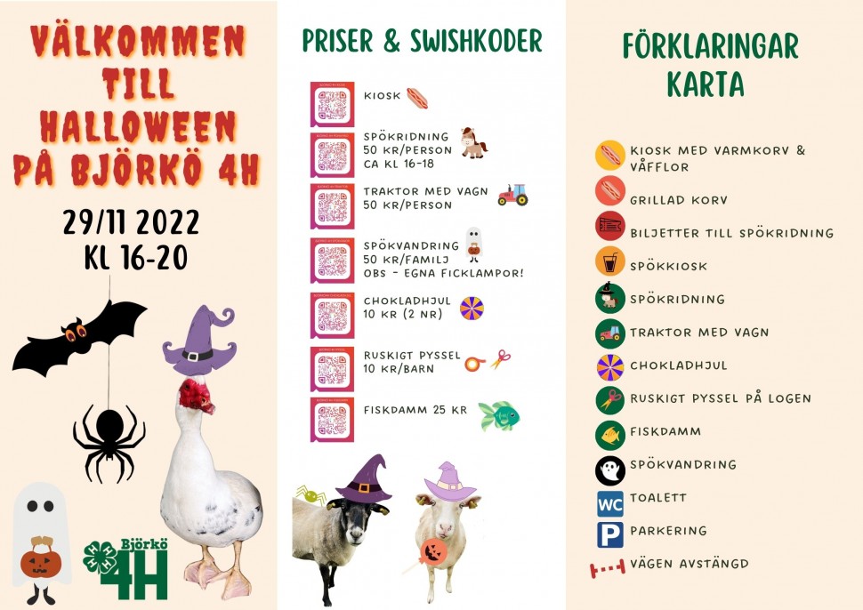 Halloween Björkö 4H