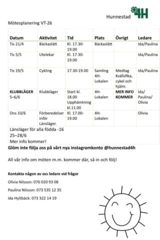 Aktplan Hunnestad 2026 2 Aktplan Hunnestad 2026 2