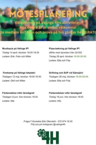 Aktplan Valinge 2026