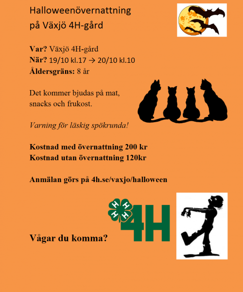 Halloween på Växjö 4h-gård